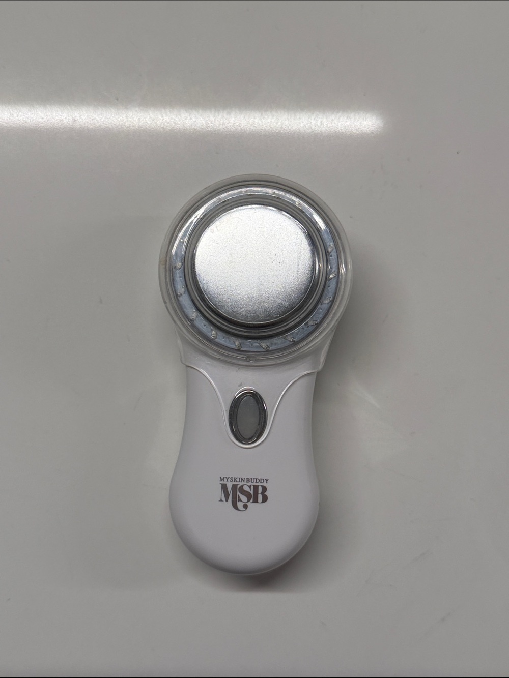 MySkinBuddy MSB Facial Massager - White & Silver